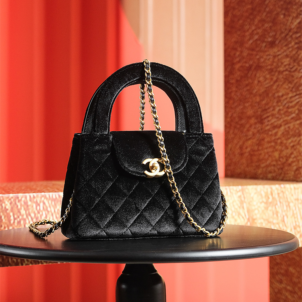 高仿Chanel*24A系列AS4416絲絨Mini斜挎包免檢版