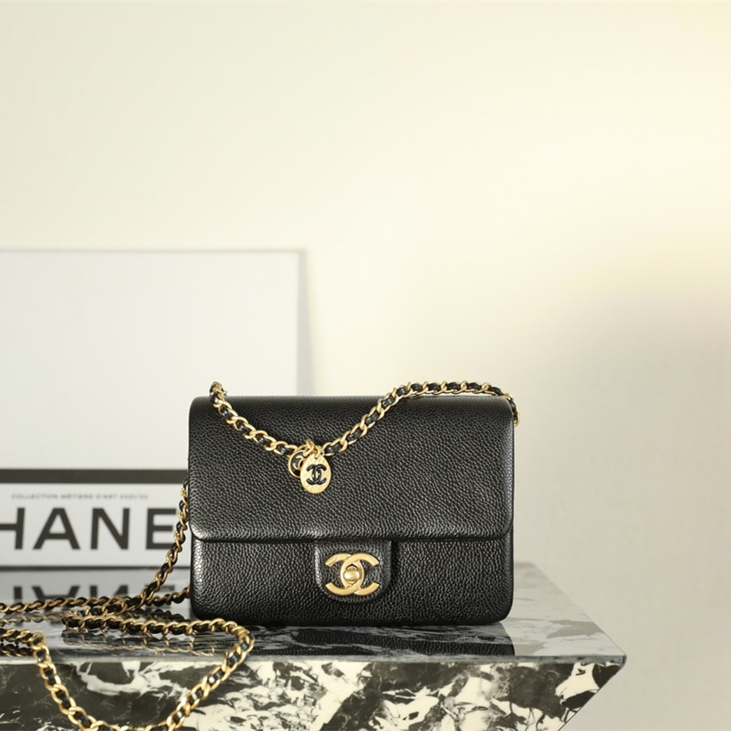高仿Chanel*24K系列AS5218迷你牛皮單肩包
