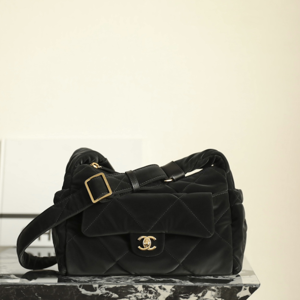高仿Chanel*24N系列AS5054/SKI絲絨單肩包免檢版