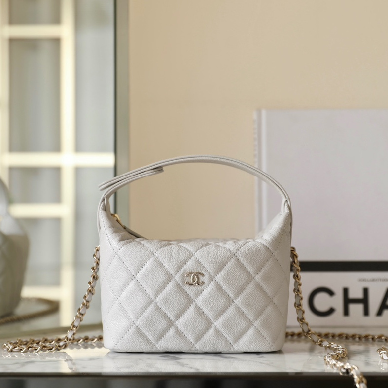 高仿Chanel*25C系列AS4386顆粒面小牛皮飯盒包免檢版