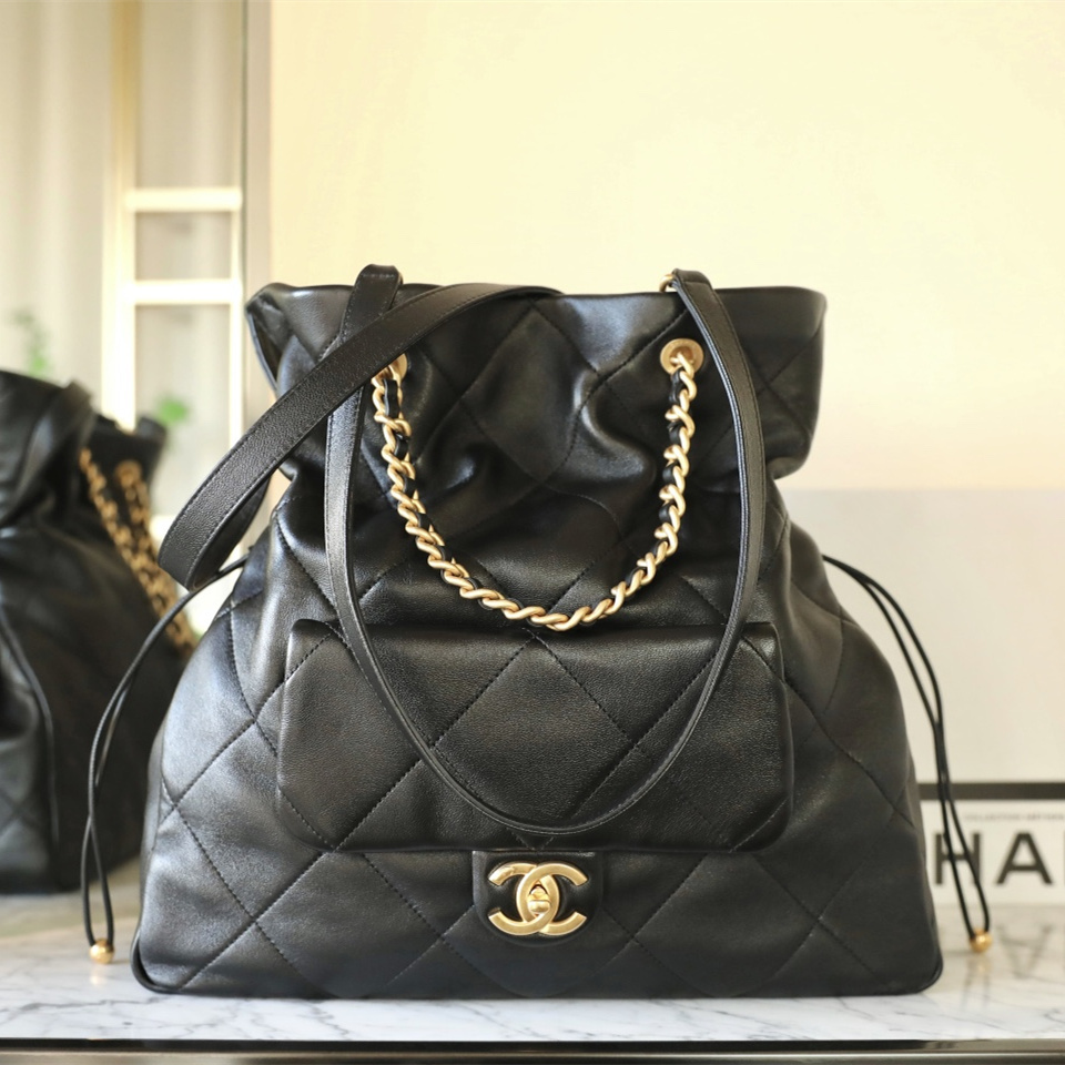 高仿Chanel*25C系列AS5315小羊皮單肩包購物袋免檢版