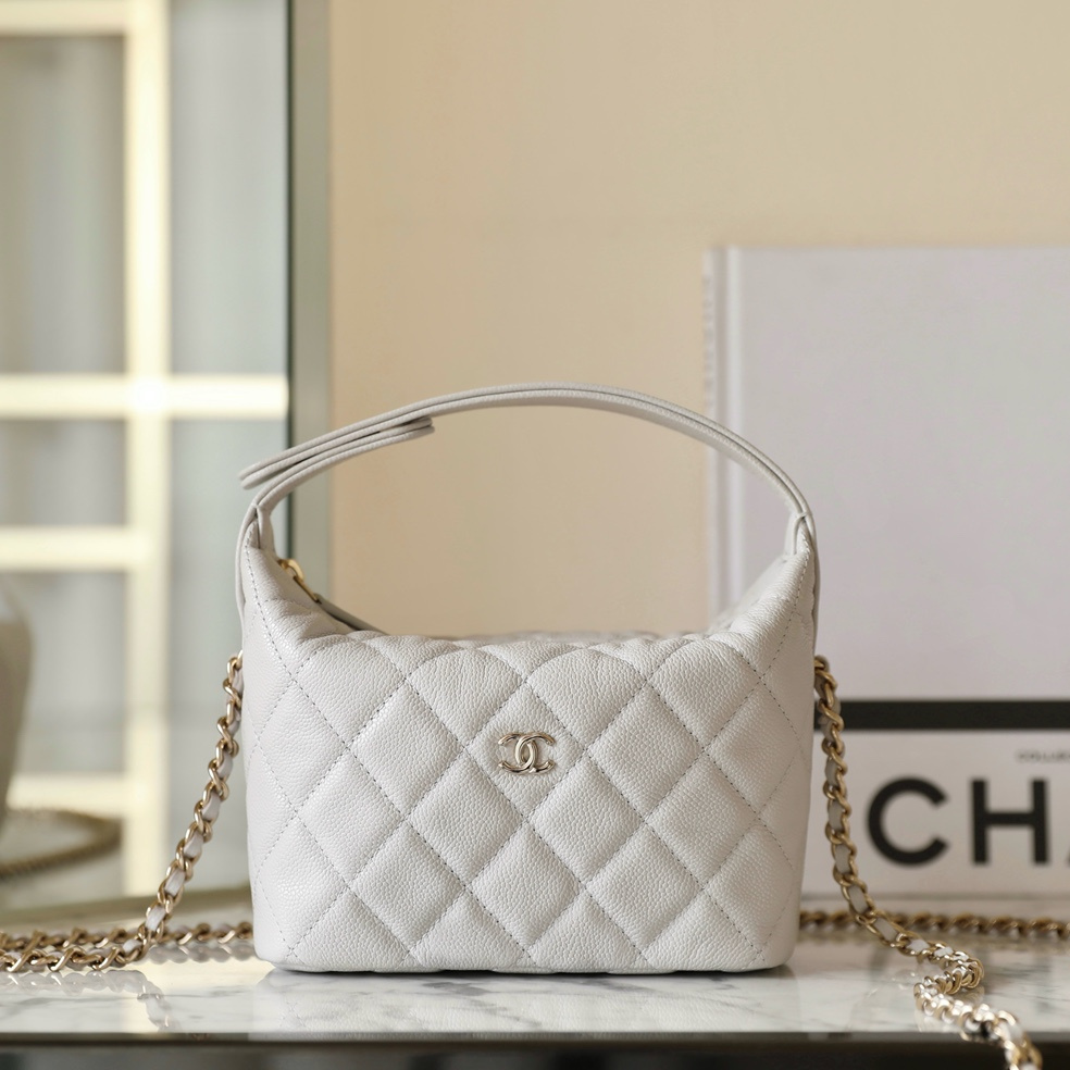 高仿Chanel*25C系列AS4386顆粒面小牛皮飯盒包免檢版