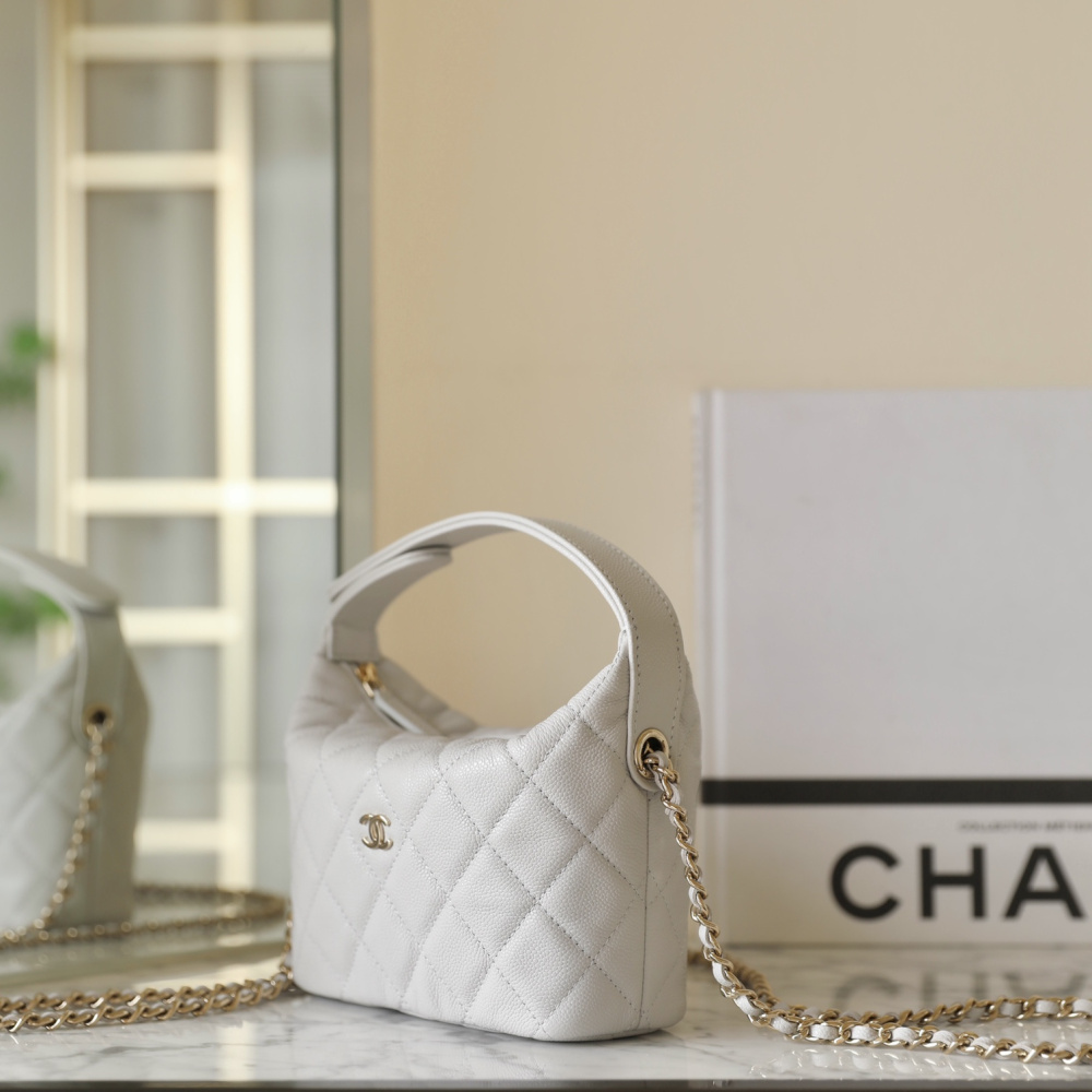高仿Chanel*25C系列AS4386顆粒面小牛皮飯盒包免檢版