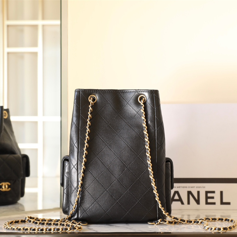 高仿Chanel*25C系列AS5310小羊皮雙肩袋免檢版