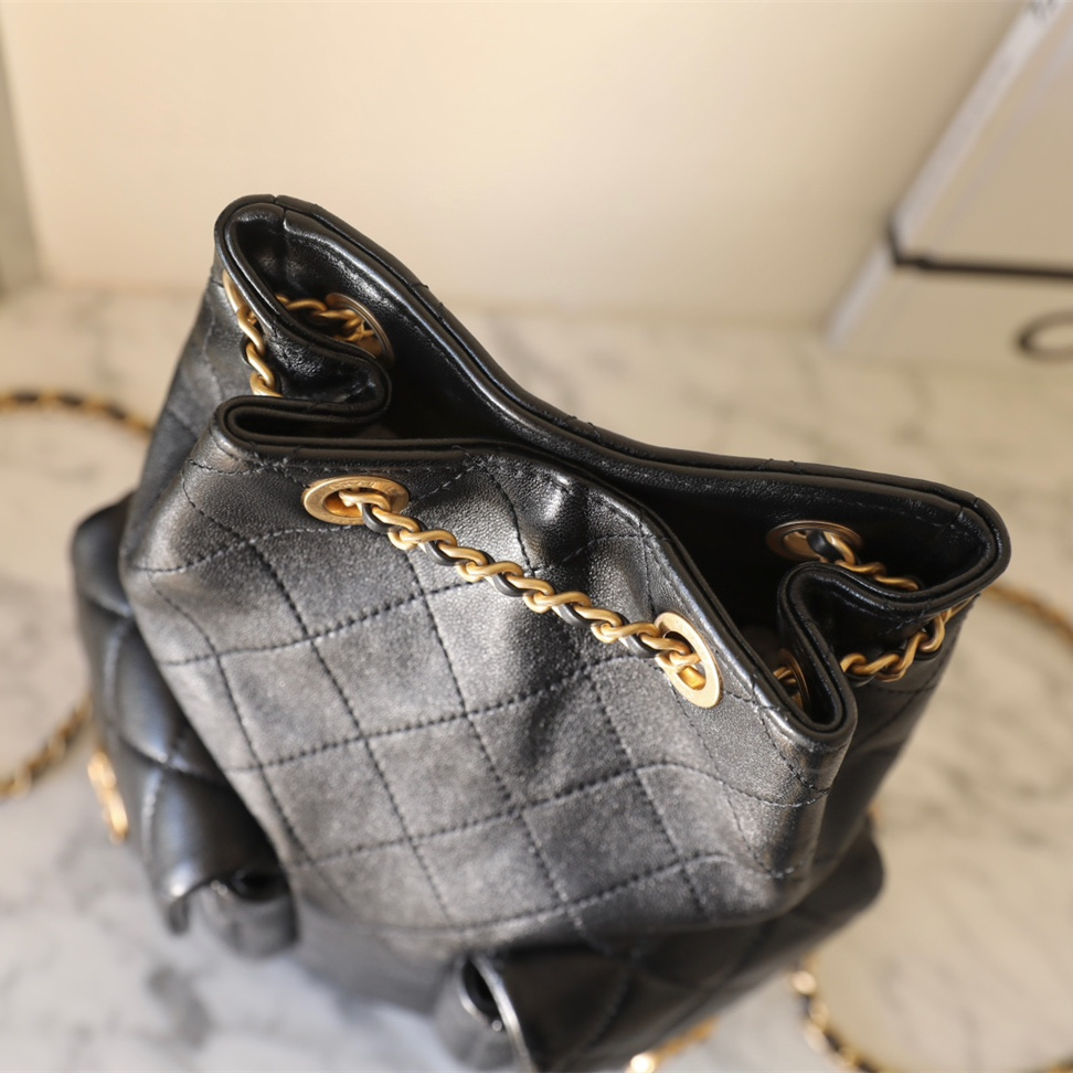 高仿Chanel*25C系列AS5310小羊皮雙肩袋免檢版