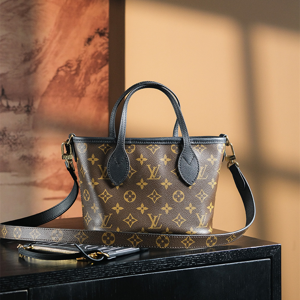 高仿LV*Neverfull Inside BB系列M12099單肩斜跨袋免檢版