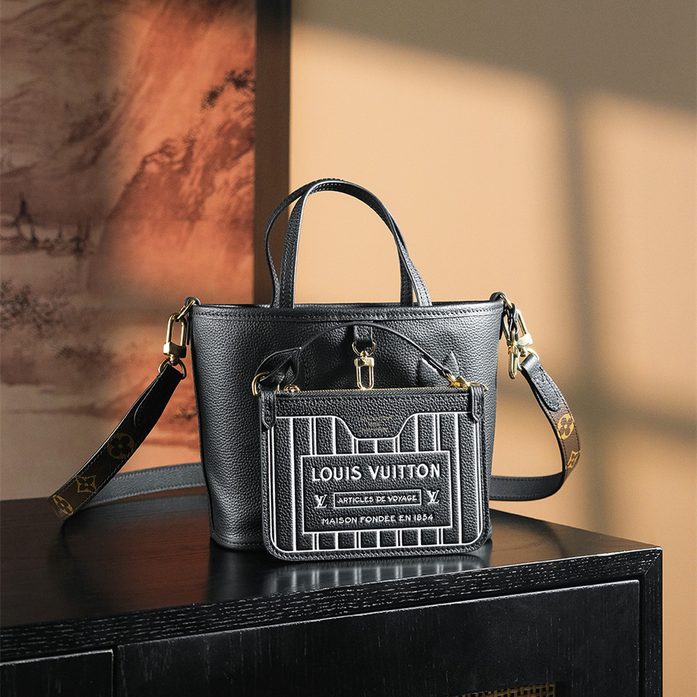高仿LV*Neverfull Inside BB系列M12099單肩斜跨袋免檢版