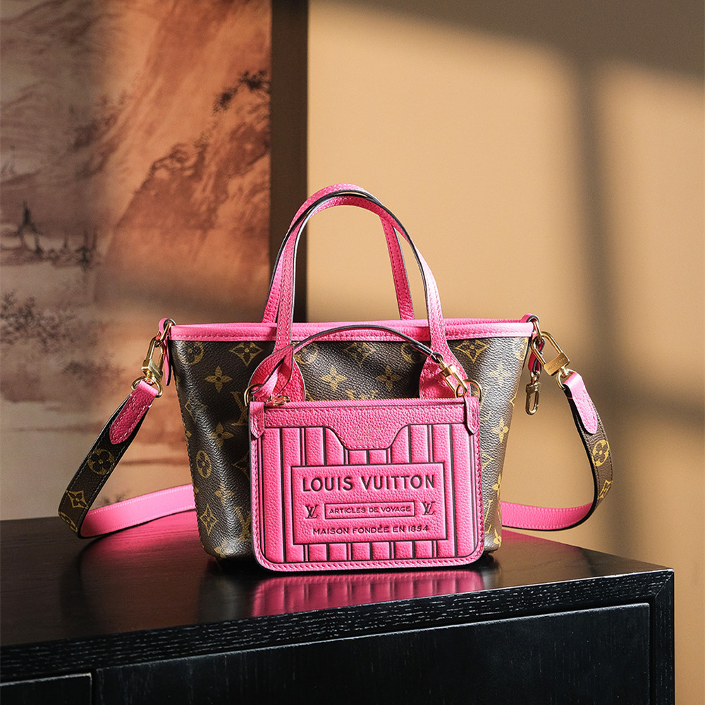 高仿LV*Neverfull Inside BB系列M12106單肩斜跨袋免檢版