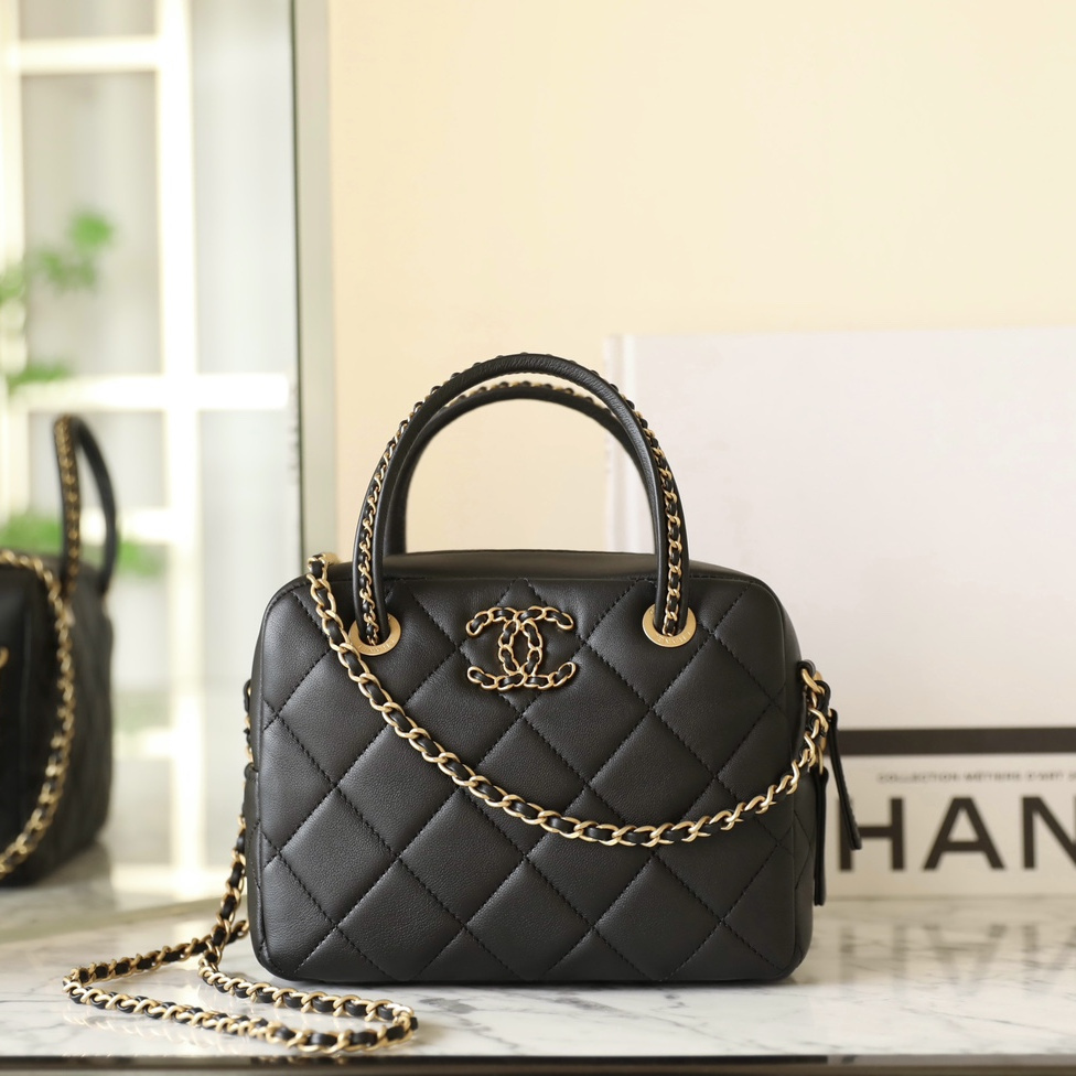 高仿Chanel*25C系列AS5300手拎袋小羊皮免檢版