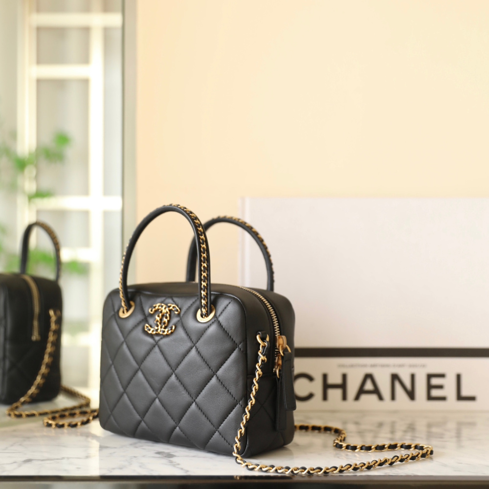 高仿Chanel*25C系列AS5300手拎袋小羊皮免檢版