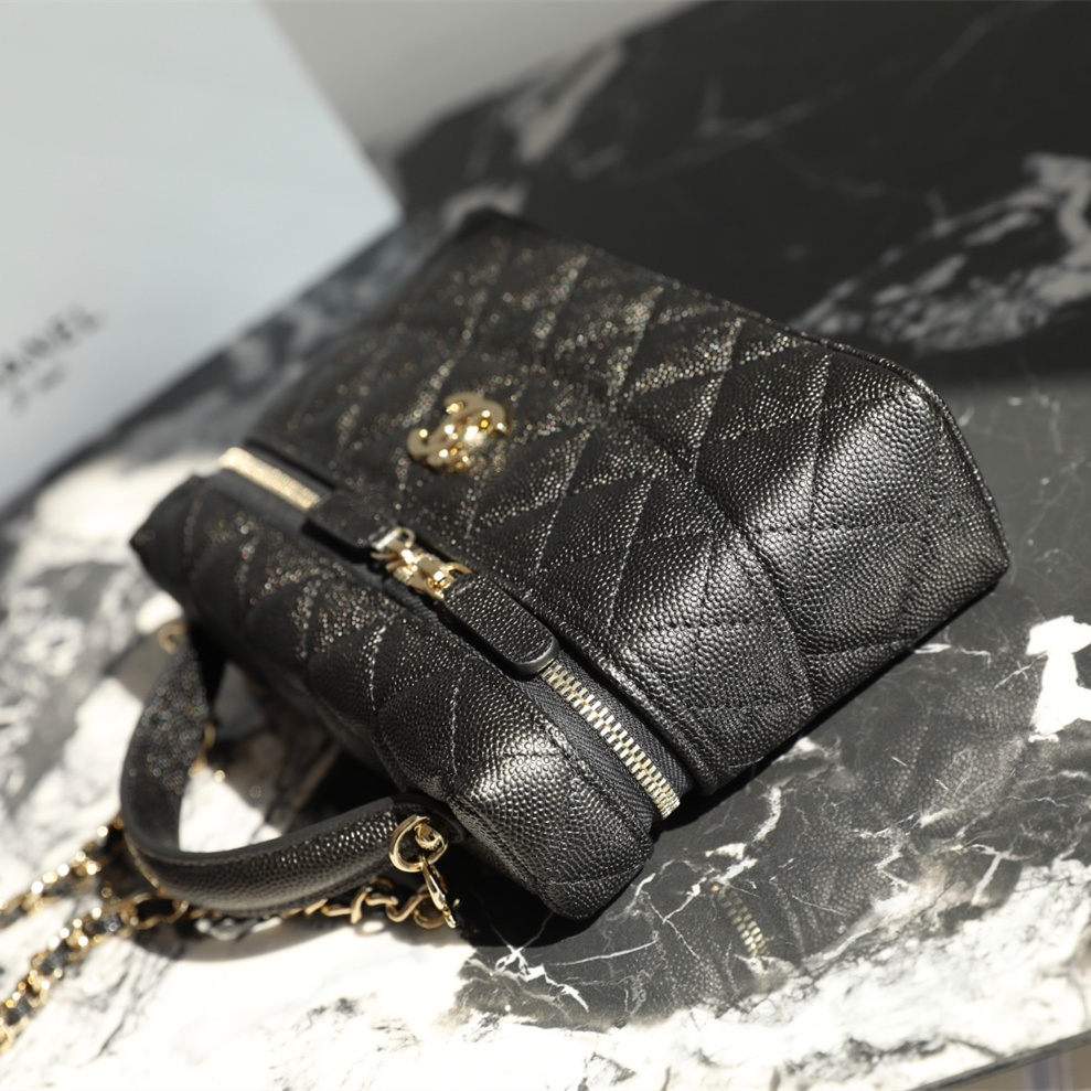 高仿Chanel*25C系列AP4385新款盒子包小球紋牛皮免檢版