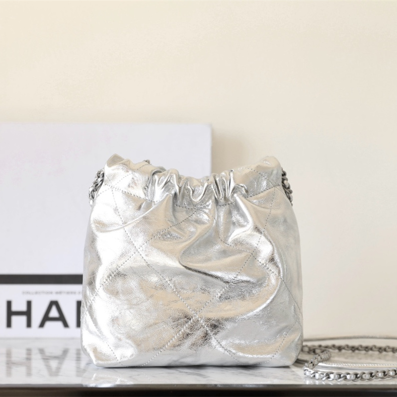高仿Chanel*25C系列AS3980新款牛皮22Bag手袋Mini免檢版