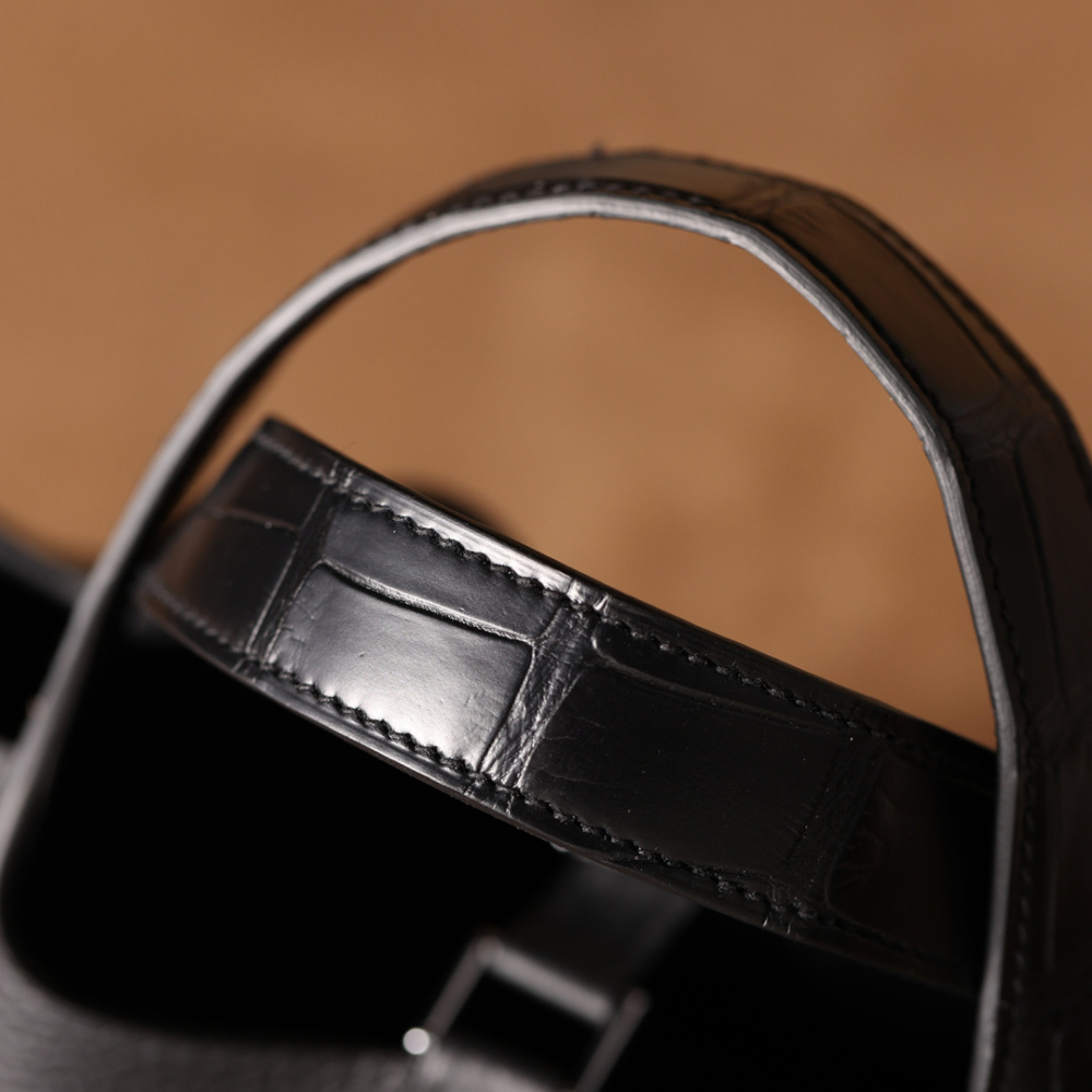 高仿Hermes*PicotinLock18黑色銀扣免檢版