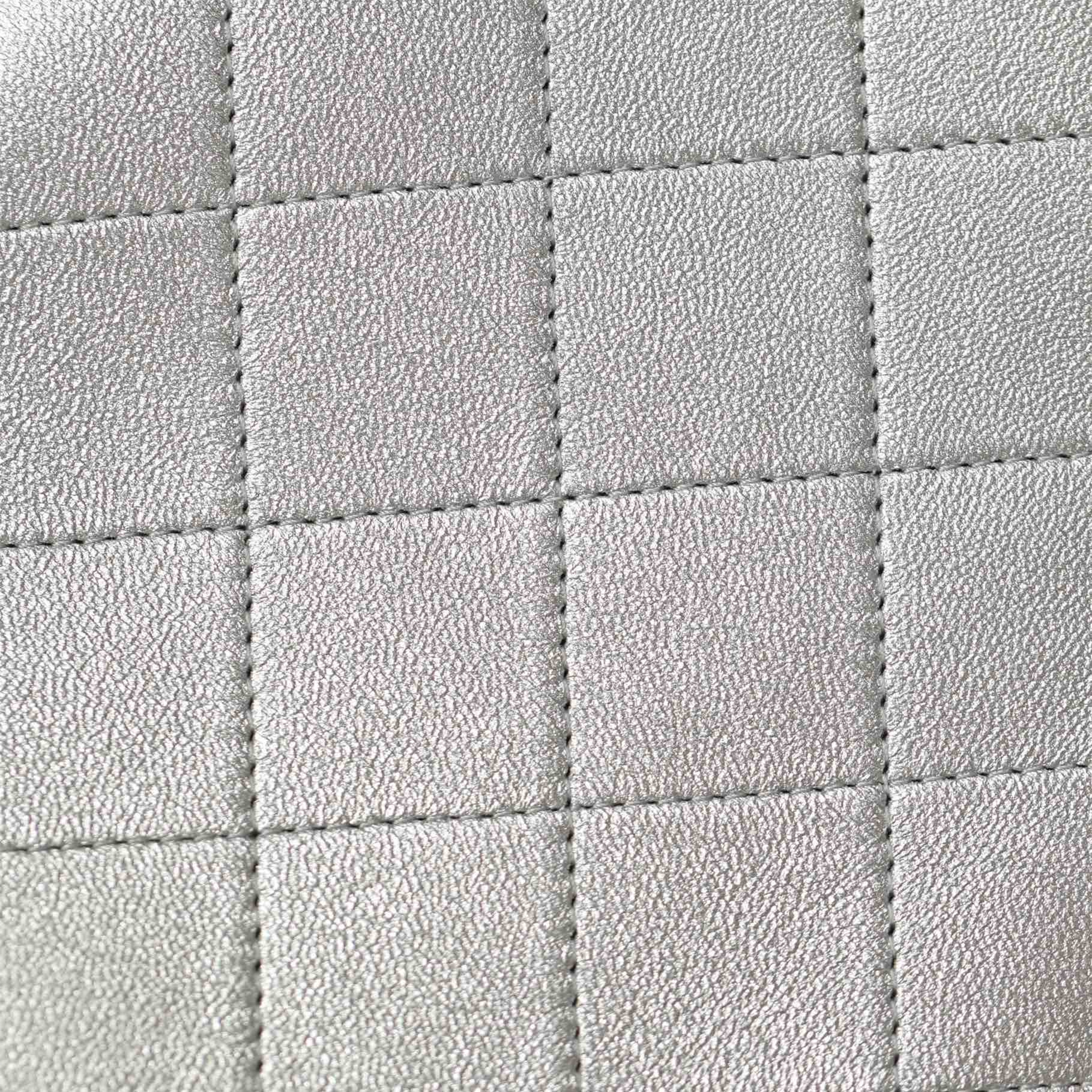 高仿Chanel*25C系列AS5310小羊皮雙肩袋銀色免檢版