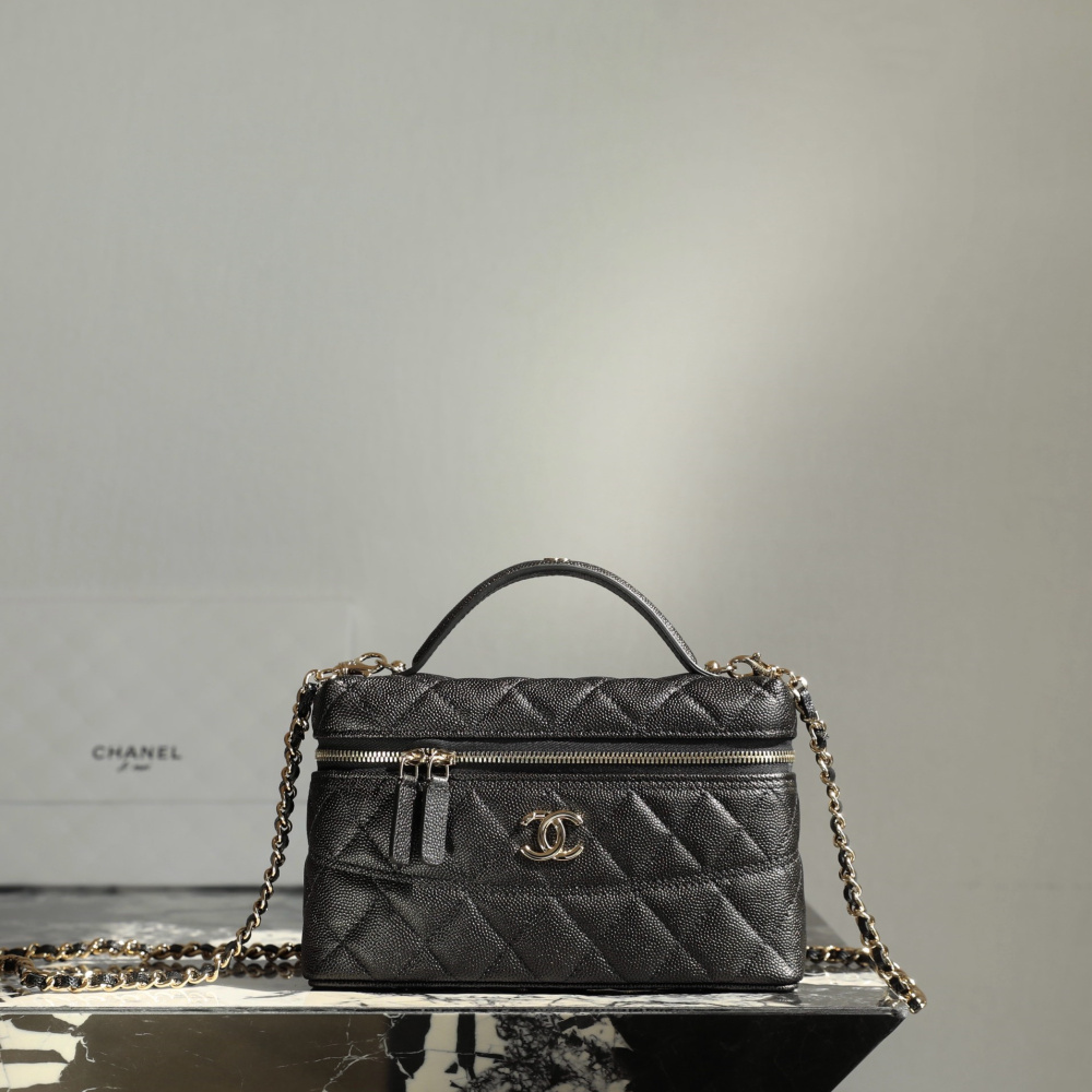 高仿Chanel*25C系列AP4407新款盒子包米色免檢版