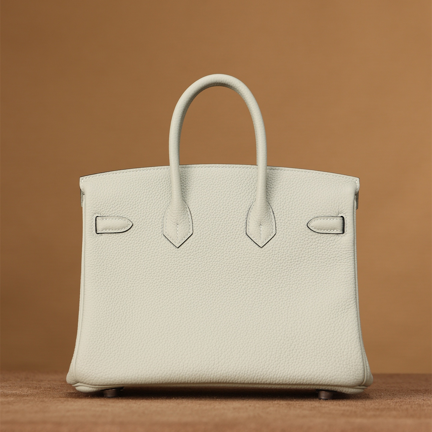 高仿Hermes*Birkin25Togo牛皮水晶灰銀扣/純手工