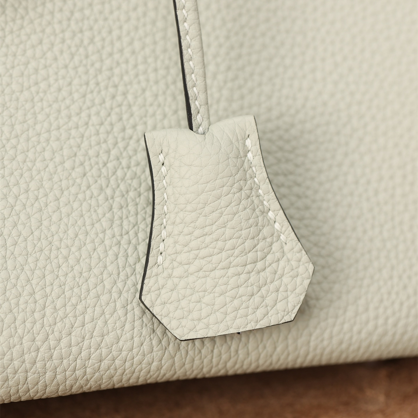 高仿Hermes*Birkin25Togo牛皮水晶灰銀扣/純手工