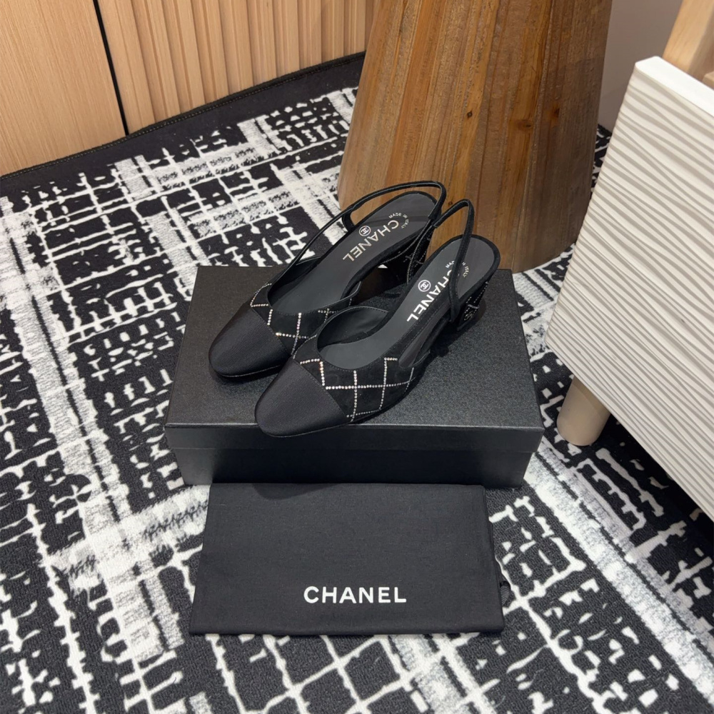 高仿Chanel*25C系列G31321小羊皮休閒單鞋黑色2CM免檢版