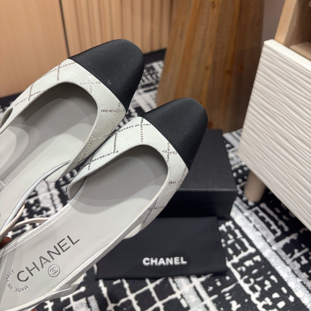 高仿Chanel*25C系列G31319小羊皮休閒平底鞋灰色2CM免檢版