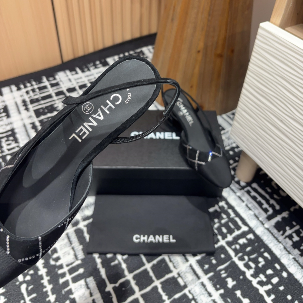 高仿Chanel*25C系列G31321小羊皮休閒單鞋黑色2CM免檢版