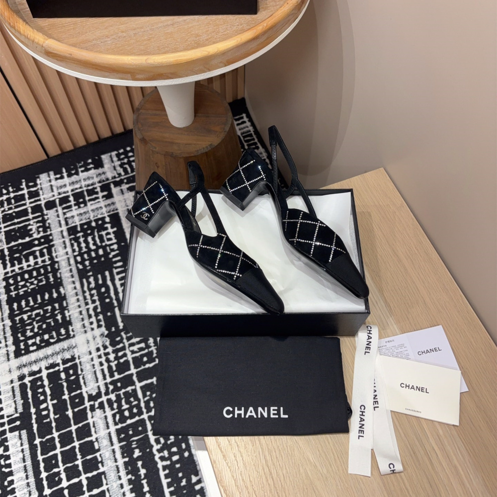 高仿Chanel*25C系列G31321小羊皮休閒單鞋黑色2CM免檢版