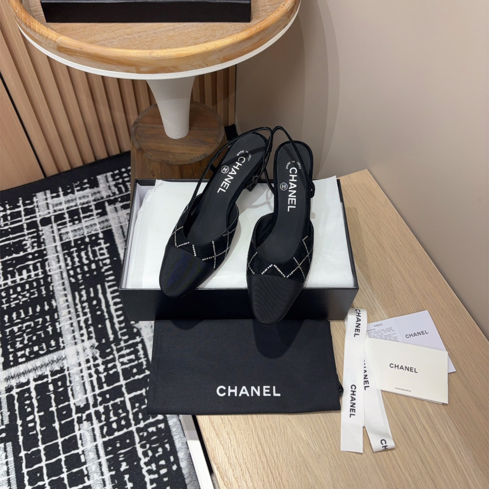 高仿Chanel*25C系列G31321小羊皮休閒單鞋黑色2CM免檢版