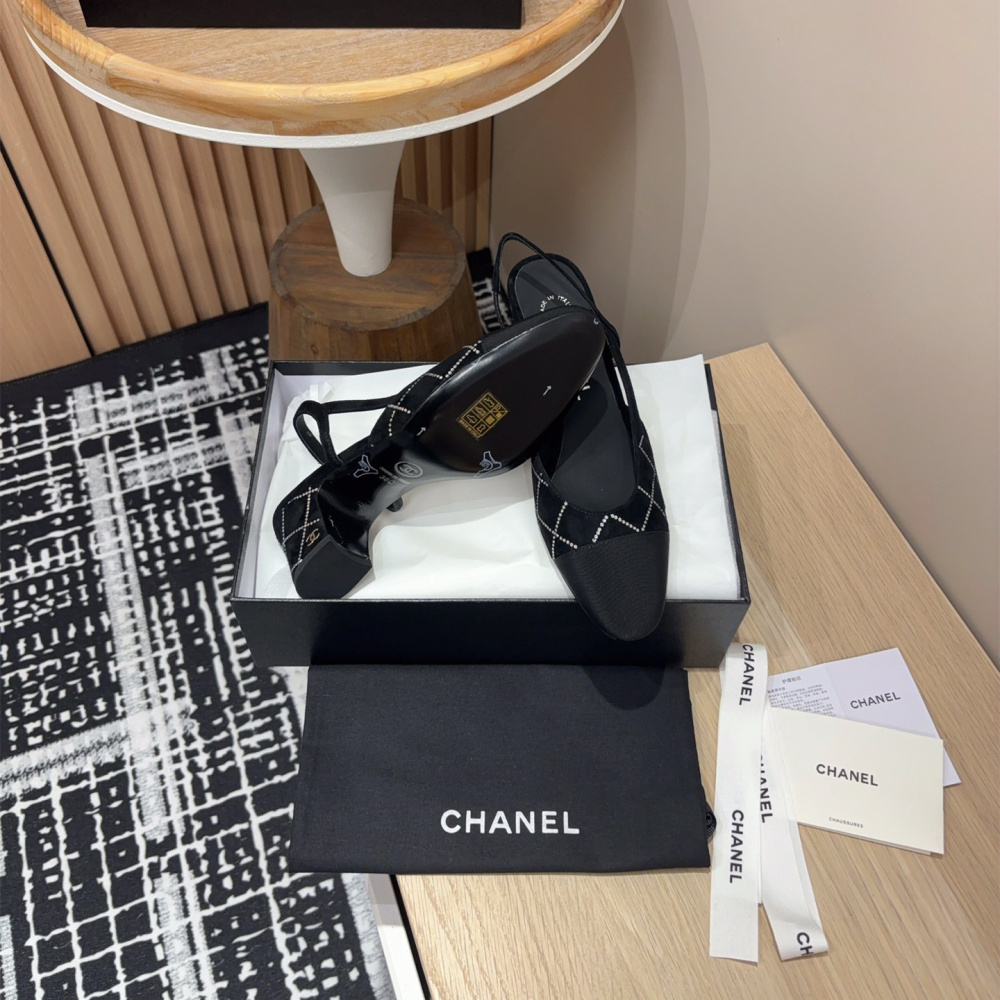 高仿Chanel*25C系列G31321小羊皮休閒單鞋黑色2CM免檢版