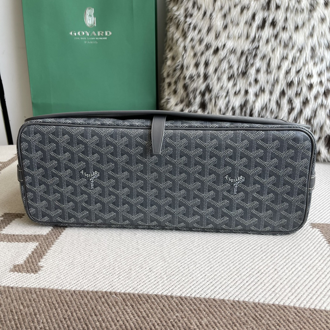高仿Goyard*Capetien系列CAPETID郵差包灰色中號免檢版