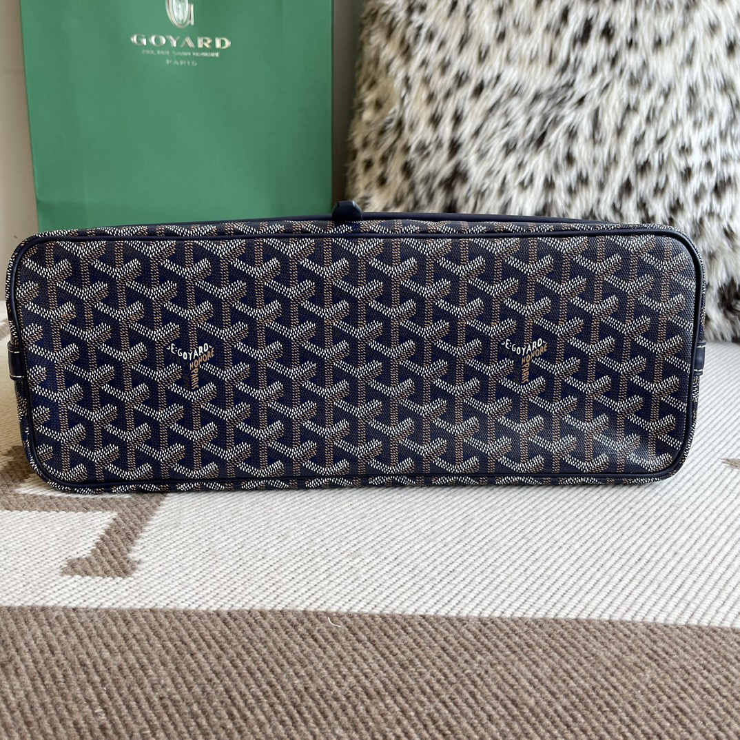 高仿Goyard*Capetien系列CAPETIS郵差包深藍中號免檢版