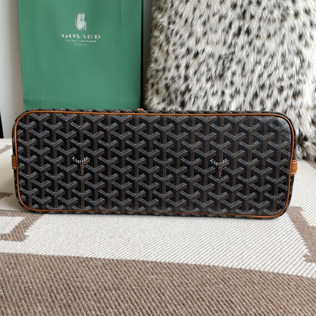 高仿Goyard*Capetien系列CAPETIE郵差包棕色中號免檢版