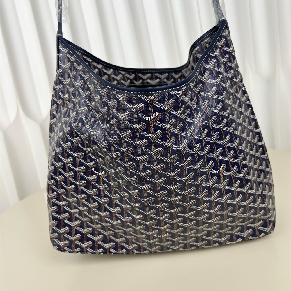 高仿Goyard*Hobo系列BOHEMEB單肩子母手袋深藍免檢版