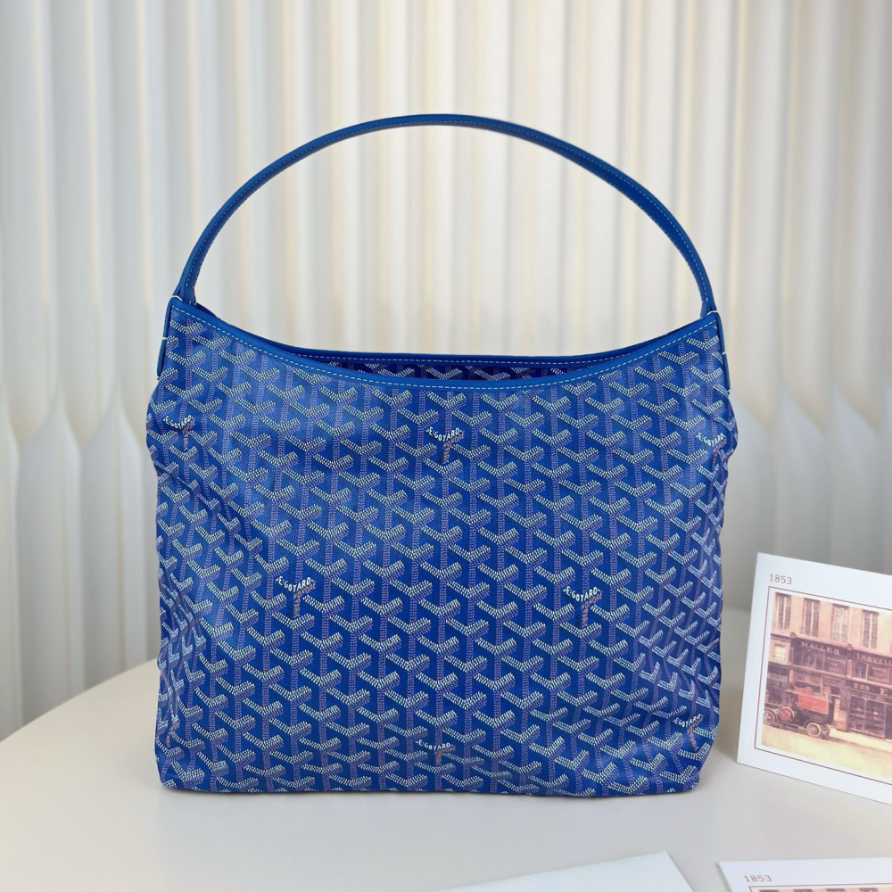 高仿Goyard*Hobo系列BOHEMEZ單肩子母手袋藍色免檢版