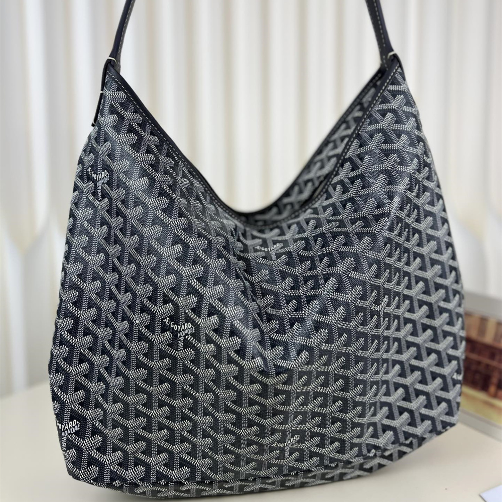 高仿Goyard*Hobo系列BOHEMEP單肩子母手袋灰色免檢版