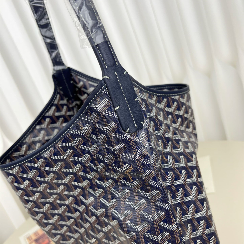 高仿Goyard*Hobo系列BOHEMEB單肩子母手袋深藍免檢版