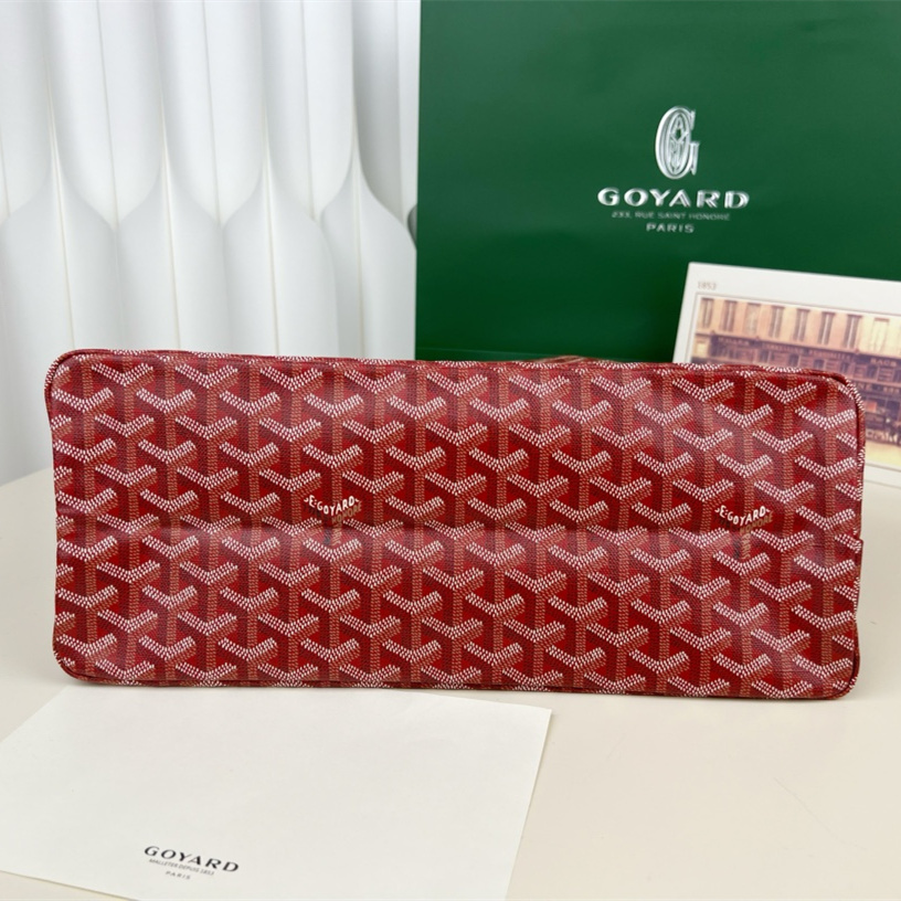 高仿Goyard*Hobo系列BOHEMEA單肩子母手袋紅色免檢版