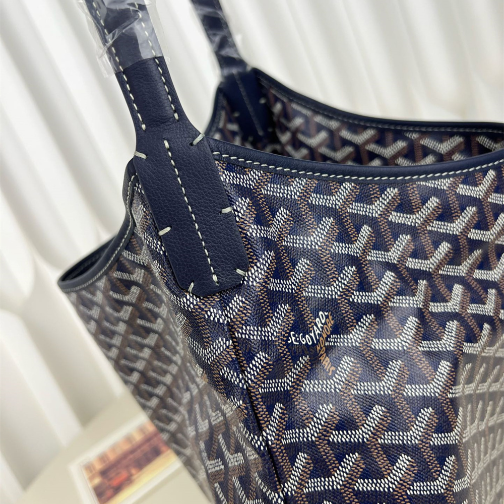 高仿Goyard*Hobo系列BOHEMEB單肩子母手袋深藍免檢版