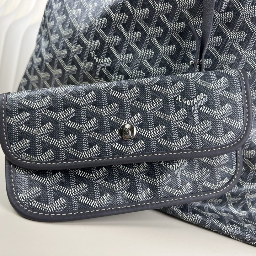高仿Goyard*Hobo系列BOHEMEP單肩子母手袋灰色免檢版