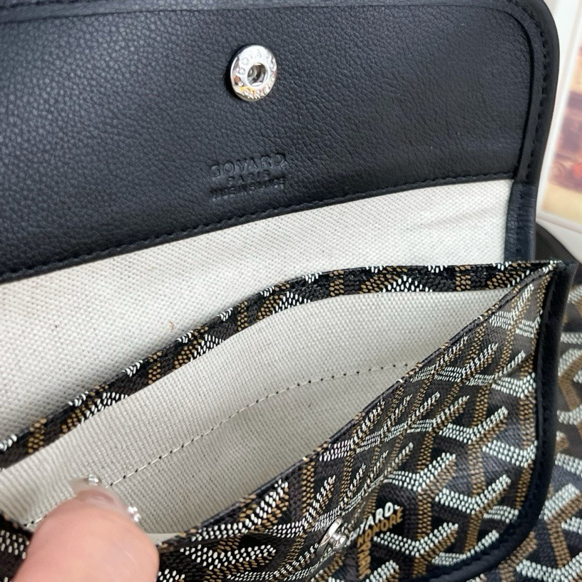 高仿Goyard*Hobo系列BOHEMER單肩子母手袋黑色免檢版