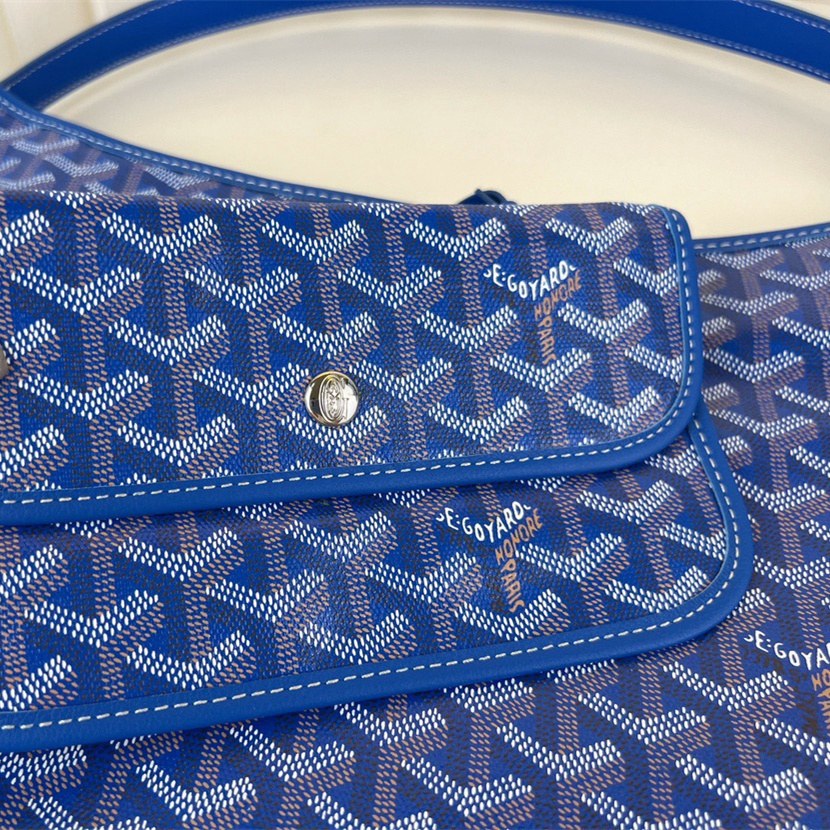 高仿Goyard*Hobo系列BOHEMEZ單肩子母手袋藍色免檢版