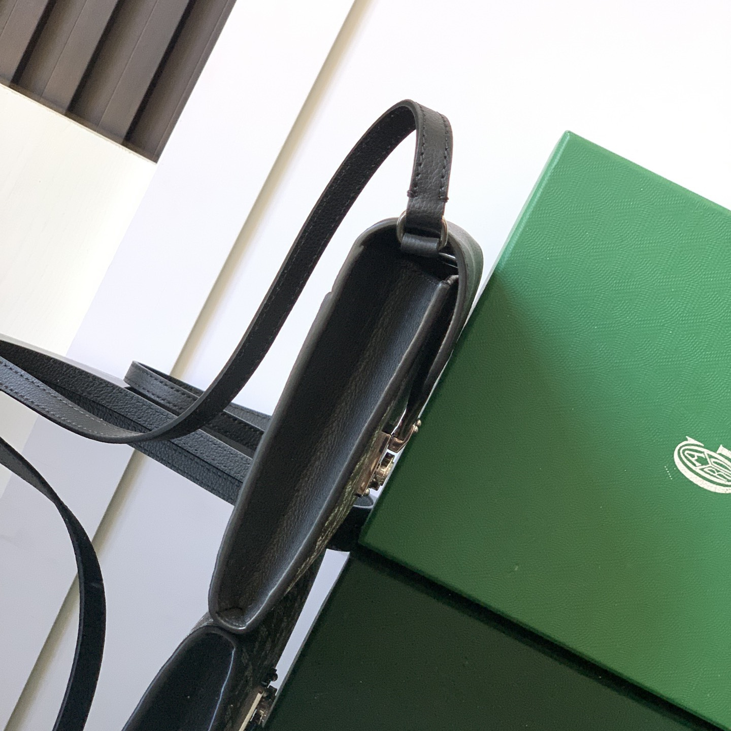 高仿Goyard*CHYPRE5帆布皮革信封袋男女同款黑色免檢版