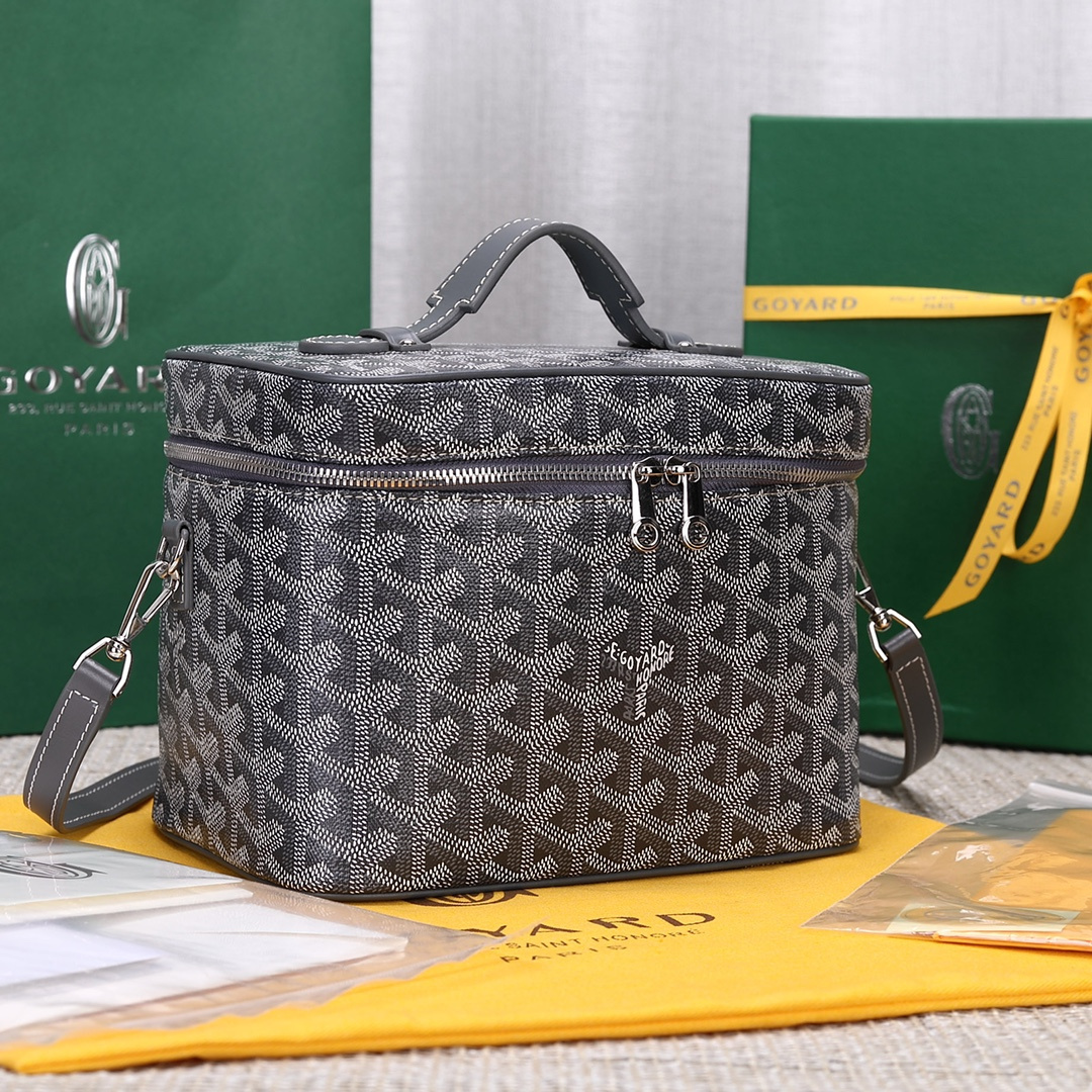 高仿Goyard*Muse系列MUSEVA5單價盒子包灰色免檢版