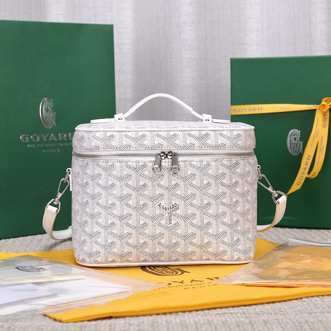 高仿Goyard*Muse系列MUSEVA6單價盒子包白色免檢版