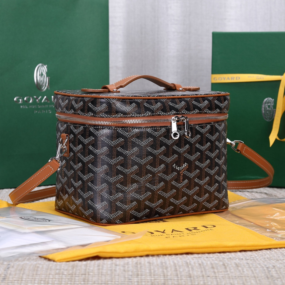 高仿Goyard*Muse系列MUSEVA4單價盒子包棕色免檢版
