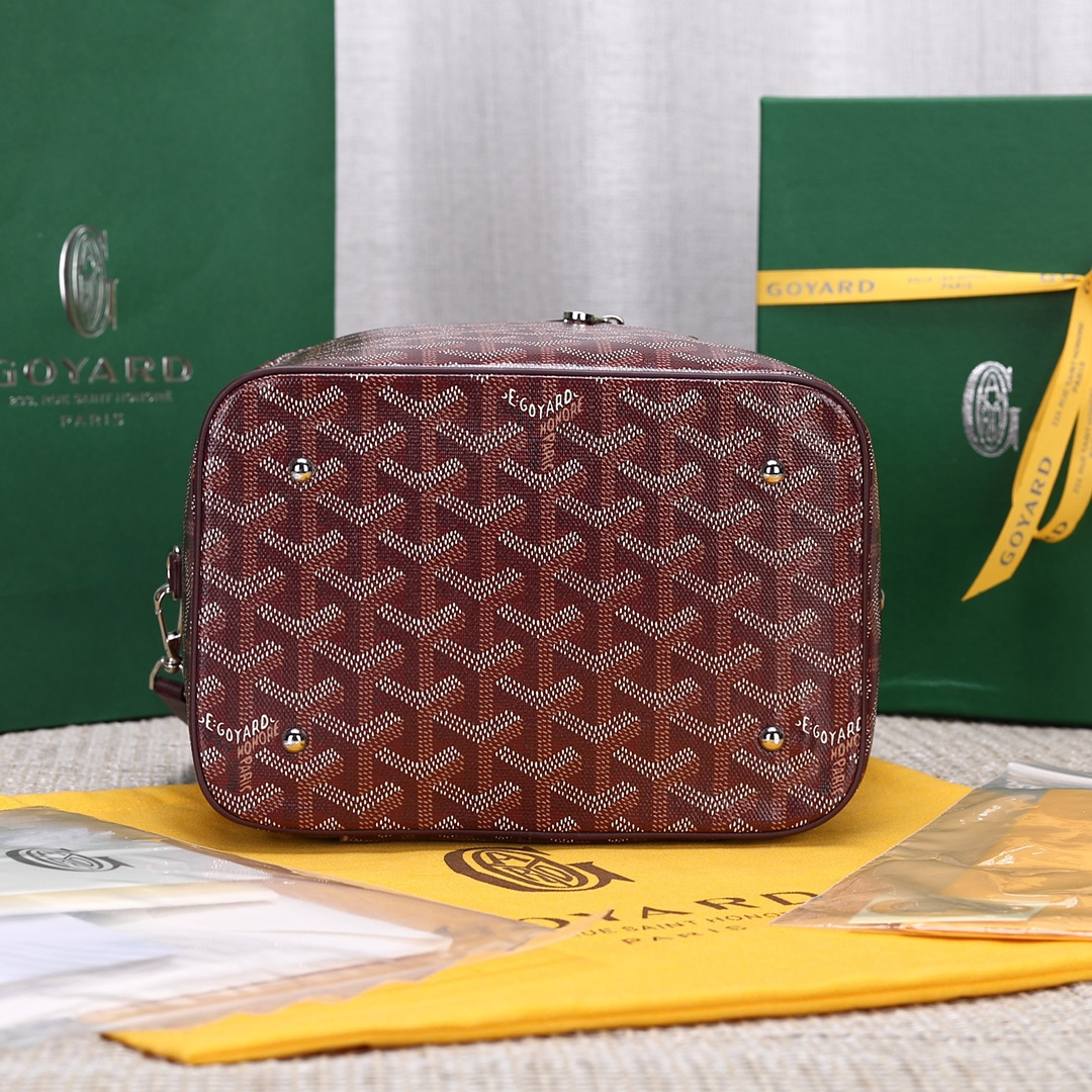 高仿Goyard*Muse系列MUSEVA3單價盒子包朱紅免檢版