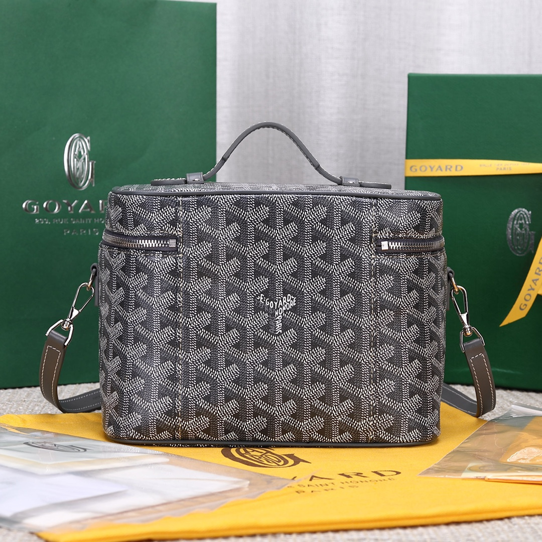 高仿Goyard*Muse系列MUSEVA5單價盒子包灰色免檢版
