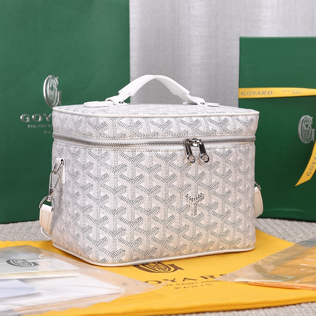 高仿Goyard*Muse系列MUSEVA6單價盒子包白色免檢版
