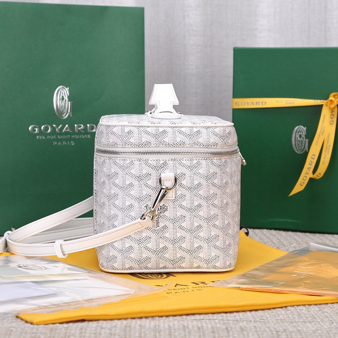 高仿Goyard*Muse系列MUSEVA6單價盒子包白色免檢版