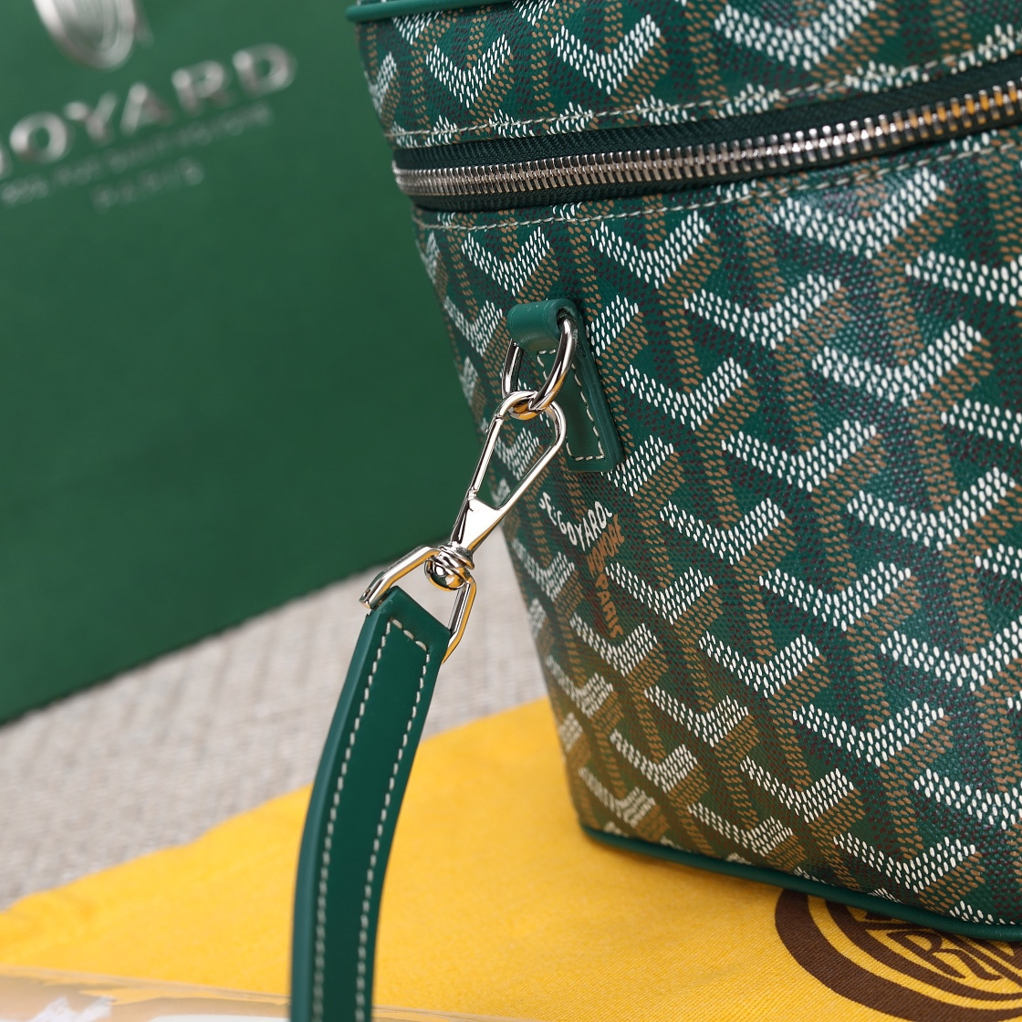 高仿Goyard*Muse系列MUSEVA7單價盒子包綠色免檢版