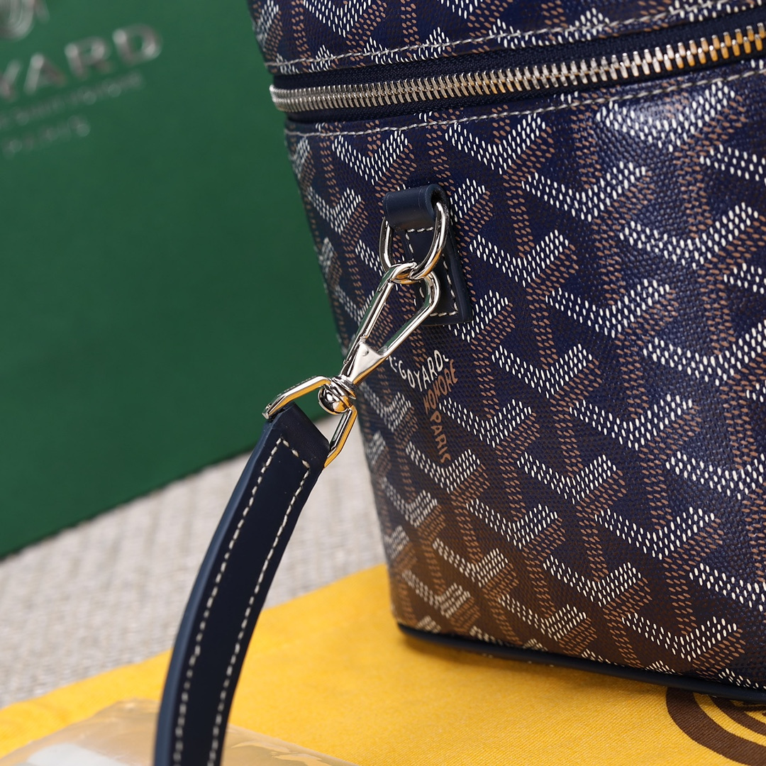 高仿Goyard*Muse系列MUSEVA2單價盒子包深藍免檢版