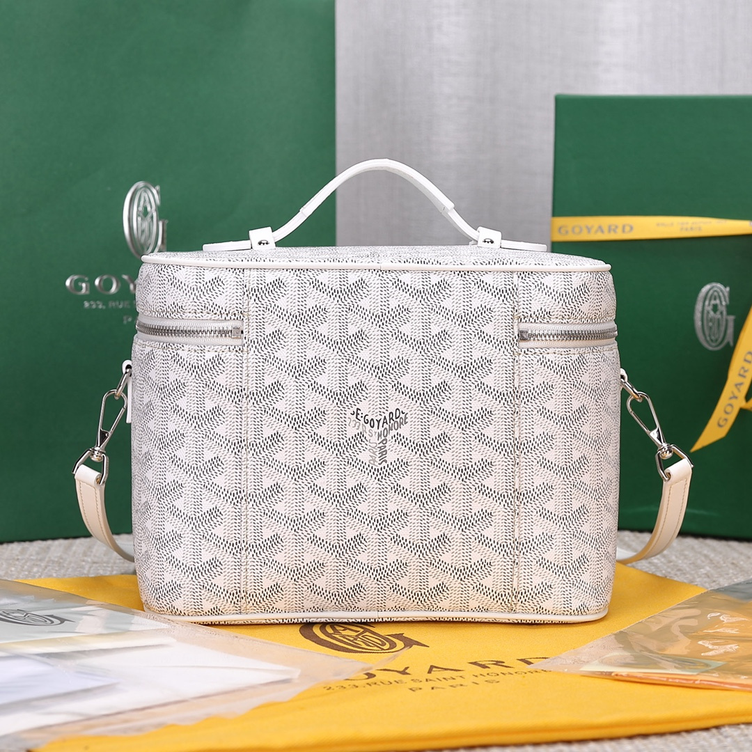 高仿Goyard*Muse系列MUSEVA6單價盒子包白色免檢版